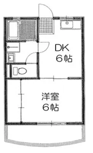 サンライズ往完【2階】の間取り