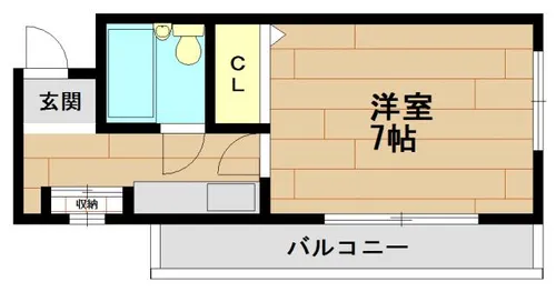 セレスコート六甲【2階】の間取り