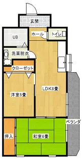 フロームⅠ【2階】の間取り