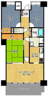 レバンテ垂水2番館【7階】の間取り