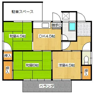 福岡県筑紫野市塔原南2丁目【一戸建】の間取り