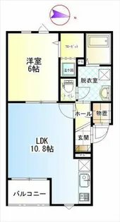 アマンド・メゾン【3階】の間取り