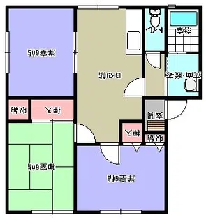 コーポ高須【A202号室】の間取り