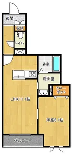 リメインらかん N棟【3階】の間取り