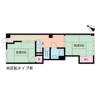 ハイツミヤコ【303号室】の間取り