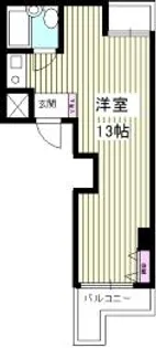 ラフィネ新栄【5階】の間取り