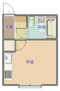 千葉ビル【E号室】の間取り