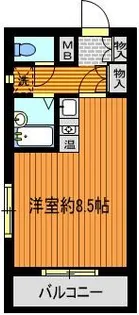 メゾンエステール【2階】の間取り