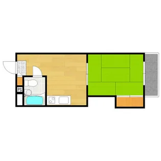 シャトレ山寺【203号室】の間取り