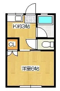 カーサフェリス【103号室】の間取り