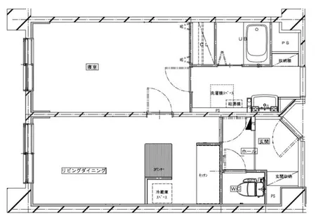 しんたくハイツ南大通S【601号室】の間取り