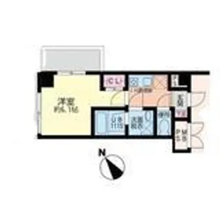 Le Pont Ohashi (ル・ポン大橋)【502号室】の間取り