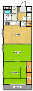 ニューサンハウス【2階】の間取り