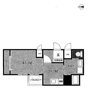 ノアール リシェ【202号室】の間取り