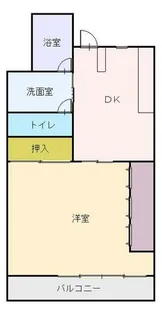 ラビーヌ福中【3階】の間取り