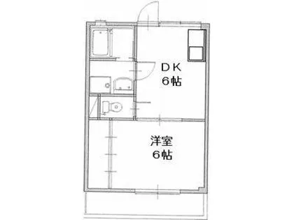 ハイム・リベルタ【201号室】の間取り