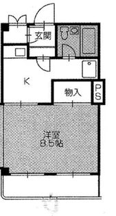 プロスパ藤城【4階】の間取り