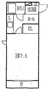 ハイム北八代【2階】の間取り