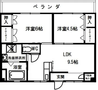 八事石坂ビル【5階】の間取り