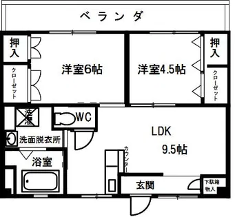 八事石坂ビル【502号室】の間取り