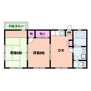 兵庫県神戸市灘区篠原北町4丁目【アパート】の間取り