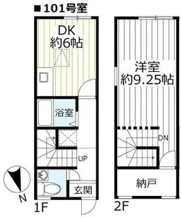 CULTI湖南【1階】の間取り