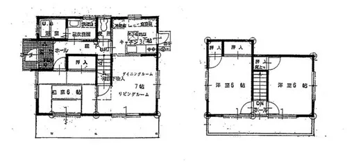 愛知県豊川市御油町小山【一戸建】の間取り