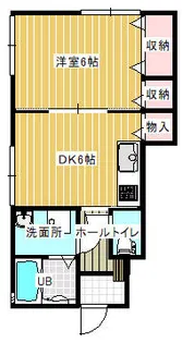 コンフォート秋桜【101号室】の間取り