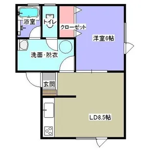 ハイツラポート2000【107号室】の間取り