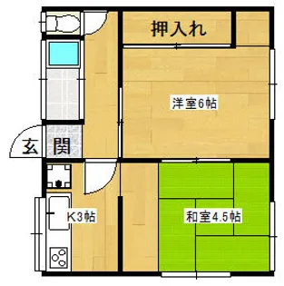 福岡県古賀市今の庄3丁目【一戸建】の間取り