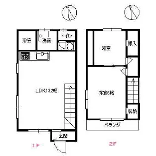 滝井ハイツⅡ【1階】の間取り
