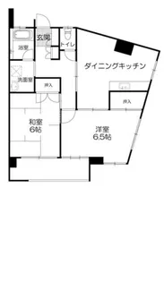 グレイスビル【506号室】の間取り