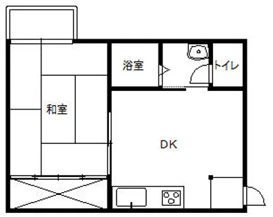 和歌山県和歌山市六十谷【アパート】の間取り