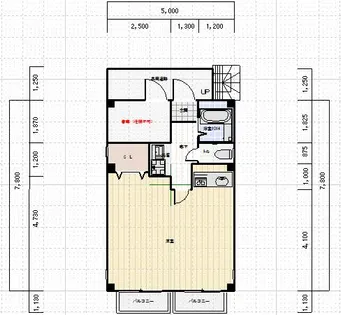 トリオ【201号室】の間取り