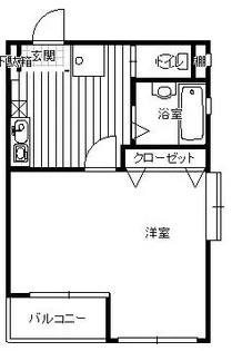 ソラール羽衣【202号室】の間取り