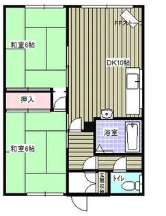 Tハウス【C号室】の間取り