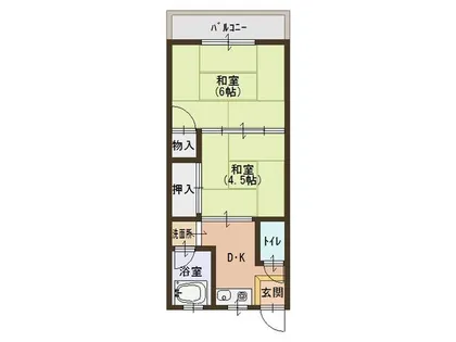 太陽マンション【3階】の間取り