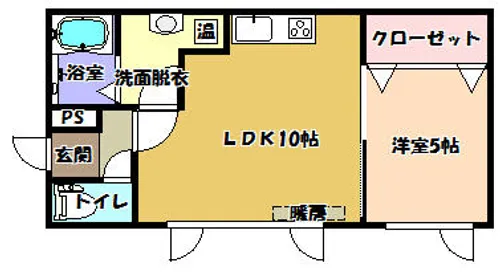 レイパティオ【305号室】の間取り