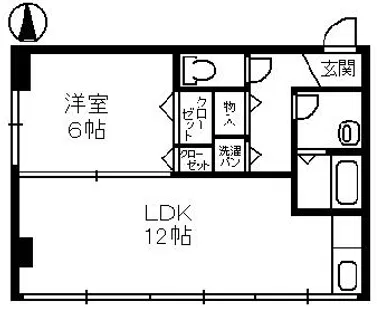 日光ビル【401号室】の間取り