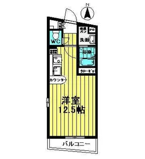 ラガール七隈【2階】の間取り