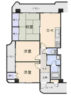第2東宝ビル【8階】の間取り