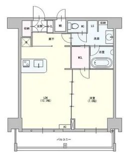 SK BUILDING-10【602号室】の間取り