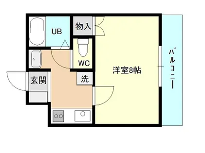 クレッシェンドⅤ【203号室】の間取り