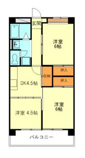 第2コーポみのる【306号室】の間取り