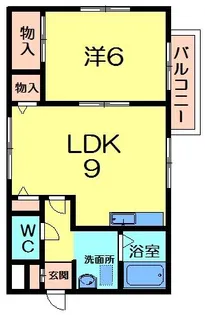 奈良県奈良市朝日町1丁目【アパート】の間取り