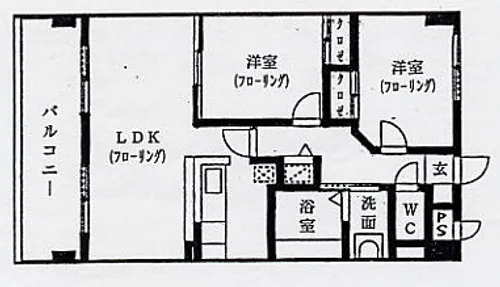 コートタウン駅南【1002号室】の間取り