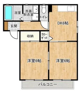 グランシード三苫C【2階】の間取り