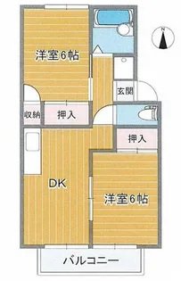 セジュール守恒C棟【1階】の間取り