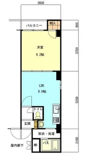 やまびこハイツ Part1【3階】の間取り