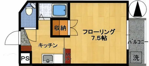 ユンゲルハイム原田【4階】の間取り